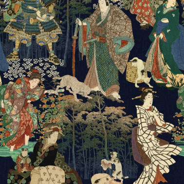 Samurai and Geisha WP20653