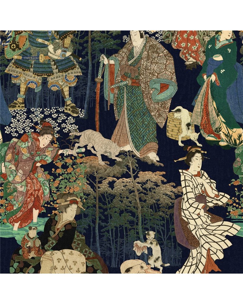 Samurai and Geisha WP20653 Samurai and Geisha WP20653