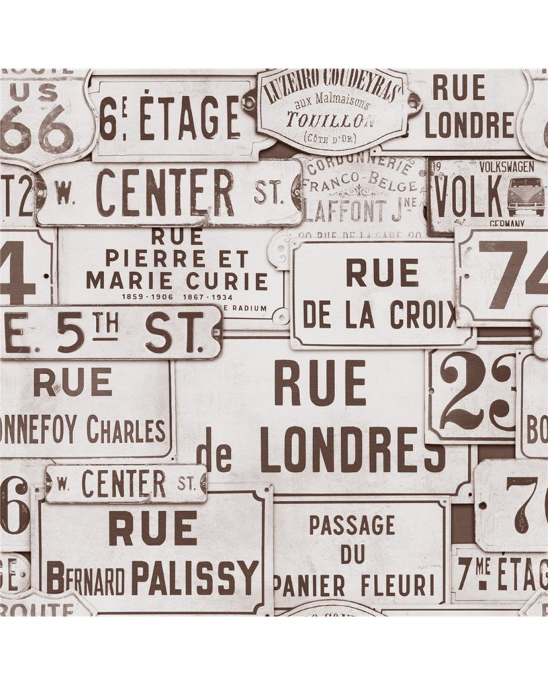 Street Signs Brown Premium WP20034 Street Signs Brown Premium WP20034