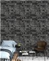 Vintage Signs Anthracite Premium WP20037