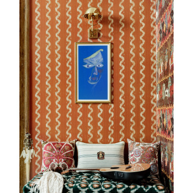 Vintage Ikat Apricot WP30101