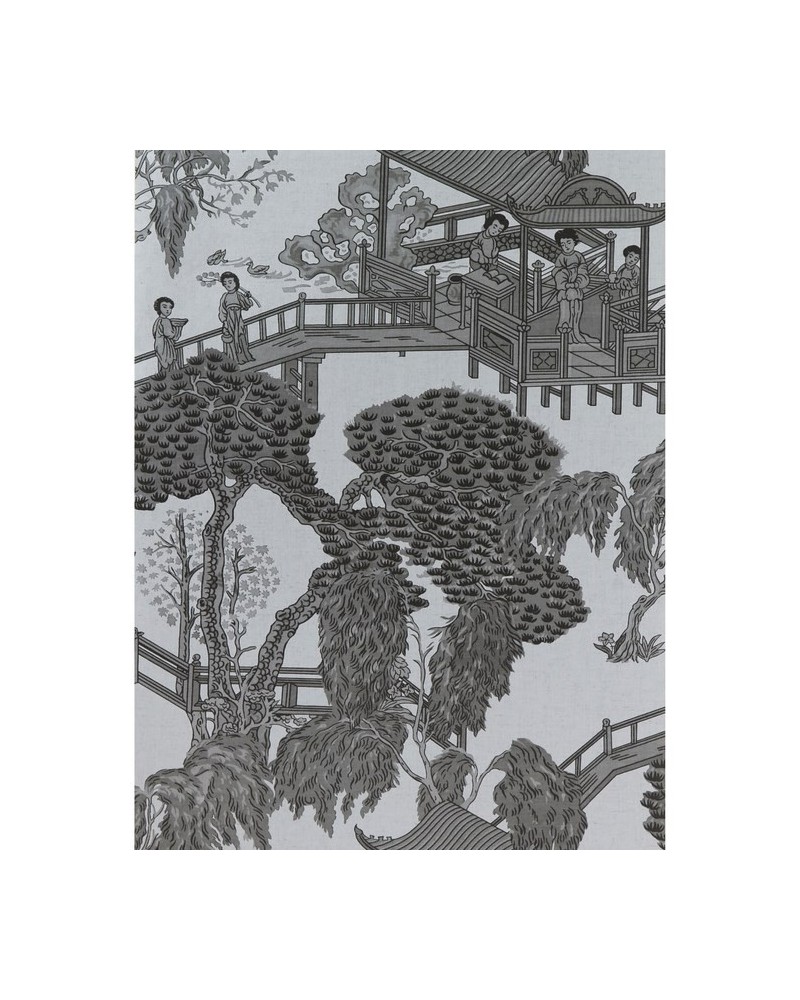 Wallpaper GDW-5252-003 Zhou Jun Plata-Antracita - LORENZO CASTILLO Wallpaper GDW-5252-003 Zhou Jun Plata-Antracita - LORENZO CASTILLO