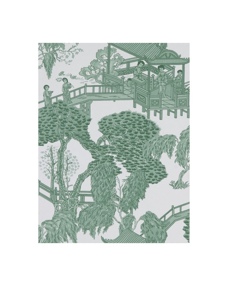 Wallpaper GDW-5252-005 Zhou Jun Verde - LORENZO CASTILLO Wallpaper GDW-5252-005 Zhou Jun Verde - LORENZO CASTILLO