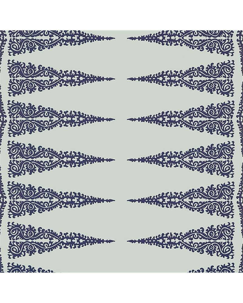 Ellery Stripe Navy On Soft Teal AT24548 Ellery Stripe Navy On Soft Teal AT24548