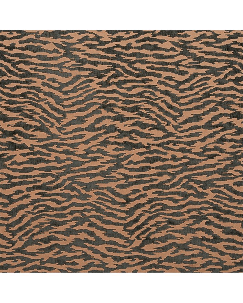 Tadoba Velvet Charcoal On Caramel AW24524 Tadoba Velvet Charcoal On Caramel AW24524