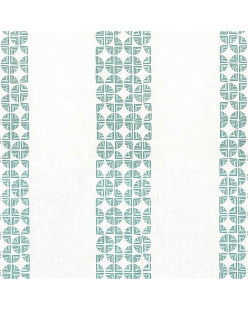 Fairmont Stripe Embroidery Teal AW23129 Fairmont Stripe Embroidery Teal AW23129