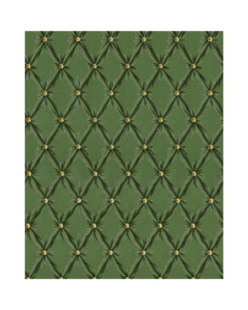 Tufted Panel Forest Green WP30171