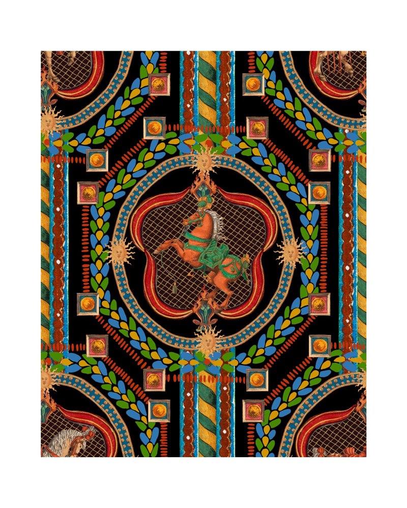 Venetian Ornament Anthracite WP20767 Venetian Ornament Anthracite WP20767