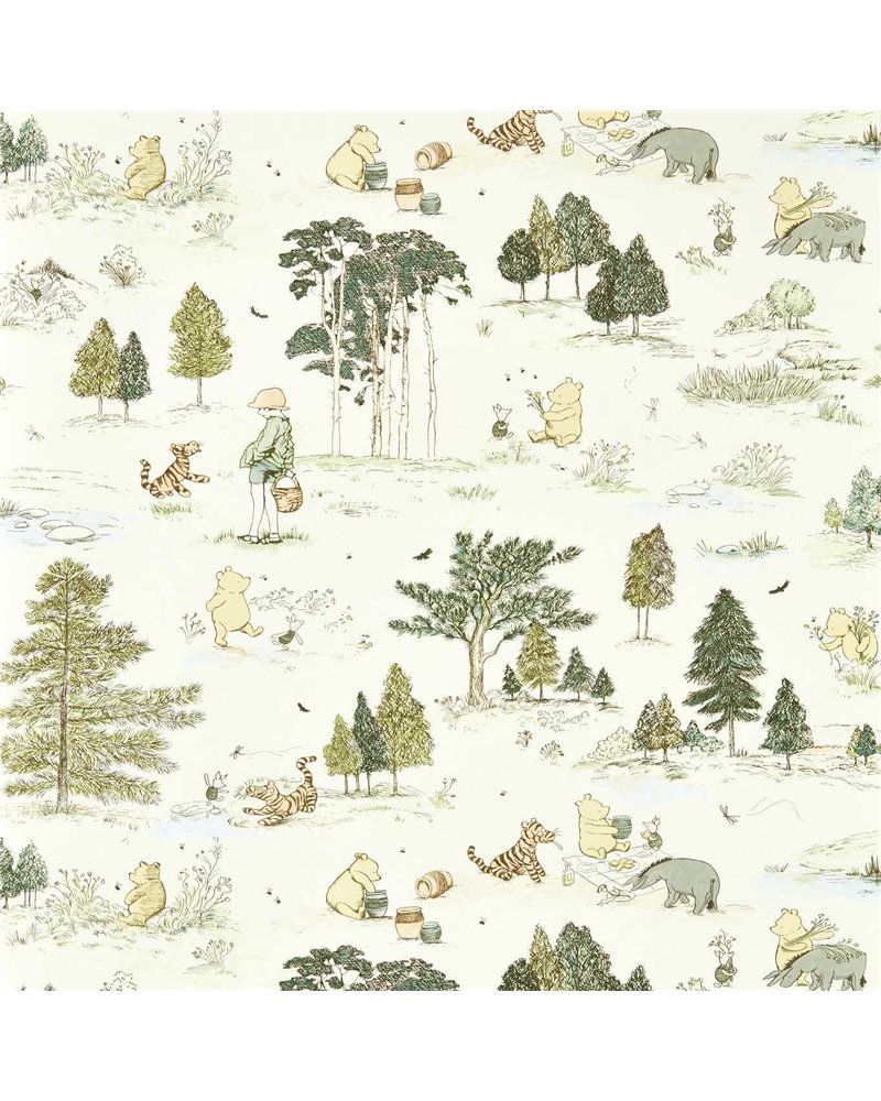 Winnie The Pooh Macaron Green DDIW217280 Winnie The Pooh Macaron Green DDIW217280