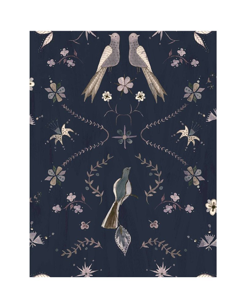 Metaphoric Birds Blue A00929 Metaphoric Birds Blue A00929