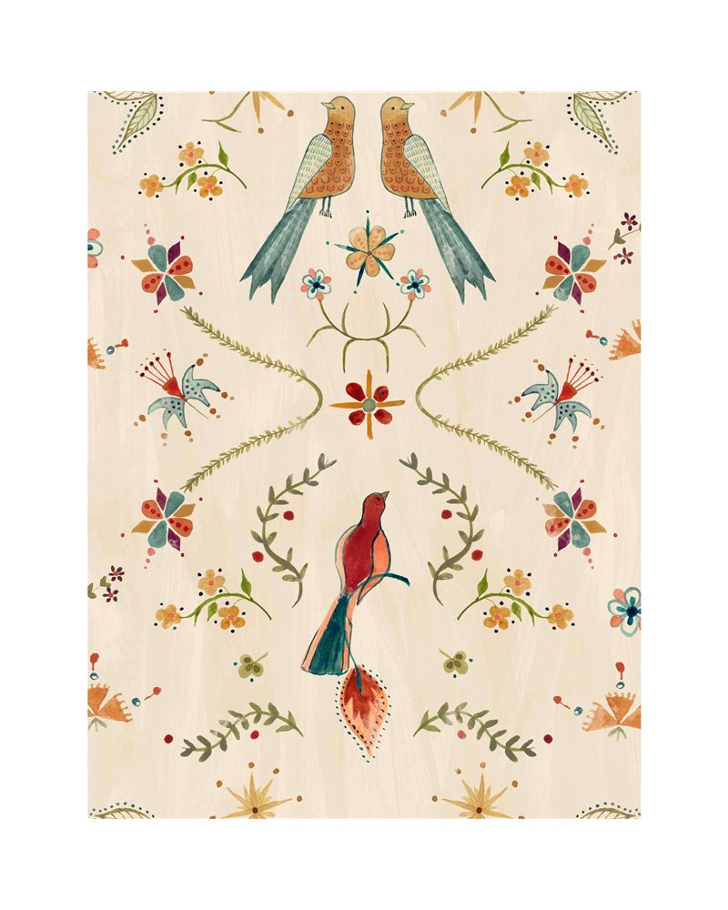 Metaphoric Birds Fawn A00927 Metaphoric Birds Fawn A00927