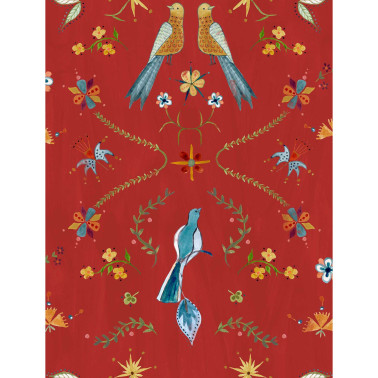 Metaphoric Birds Red A00930