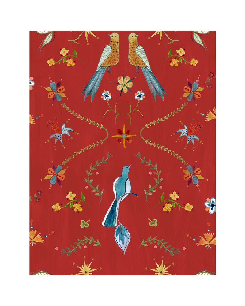 Metaphoric Birds Red A00930 Metaphoric Birds Red A00930