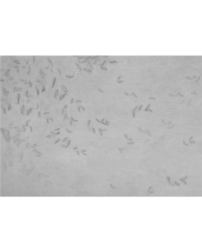 Leaves Reflection Grey A00941 Leaves Reflection Grey A00941