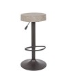TABURETE PIPER GRIS CLARO VINTAGE