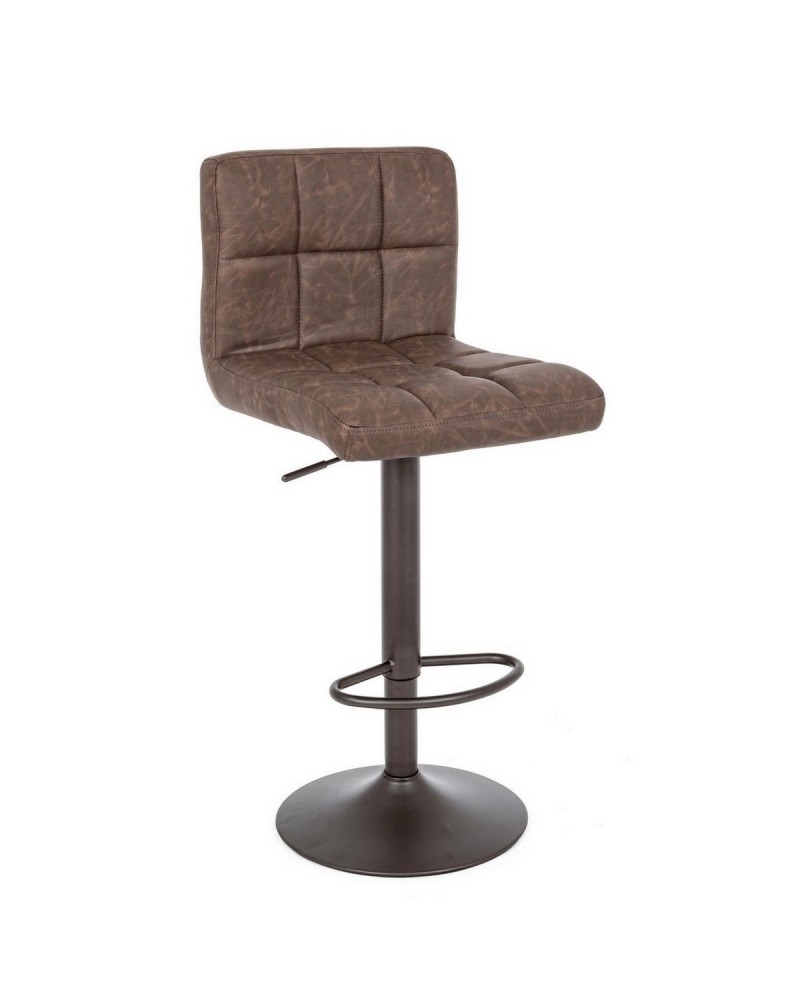 VINTAGE BROWN GREYSON STOOL VINTAGE BROWN GREYSON STOOL