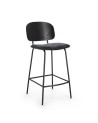 TABURETE COCINA SIENNA GRIS OSCURO