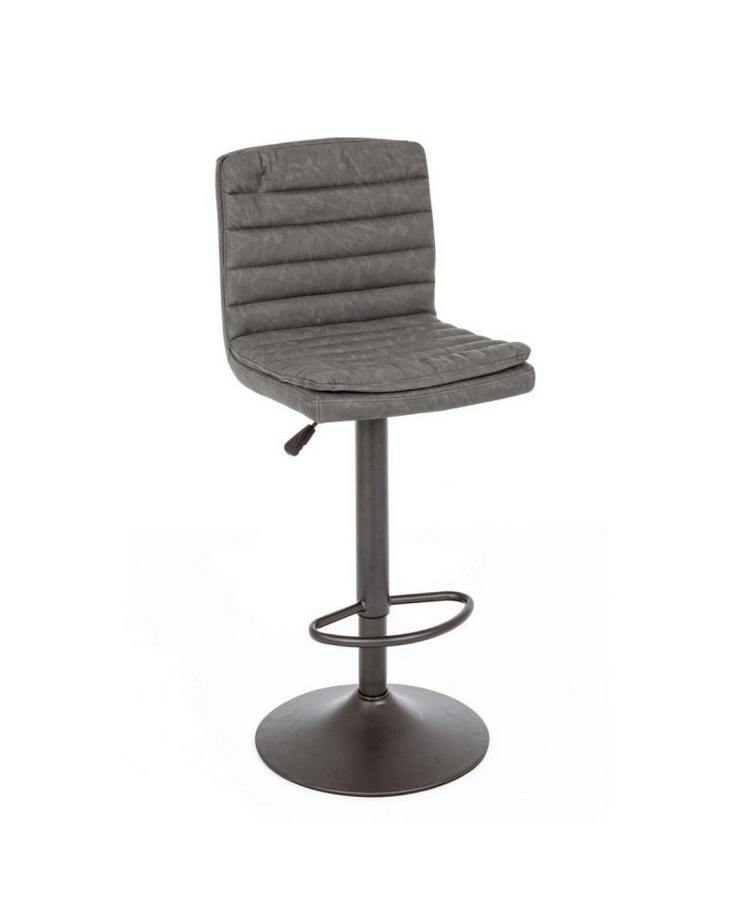 TABURETE CONNOR GRISO OSCURO VINTAGE TABURETE CONNOR GRISO OSCURO VINTAGE
