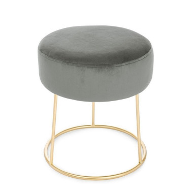 TABURETE CLARISSA GRIS D35