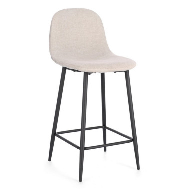 TABURETE COCINA IRELIA NEGROBEIGE