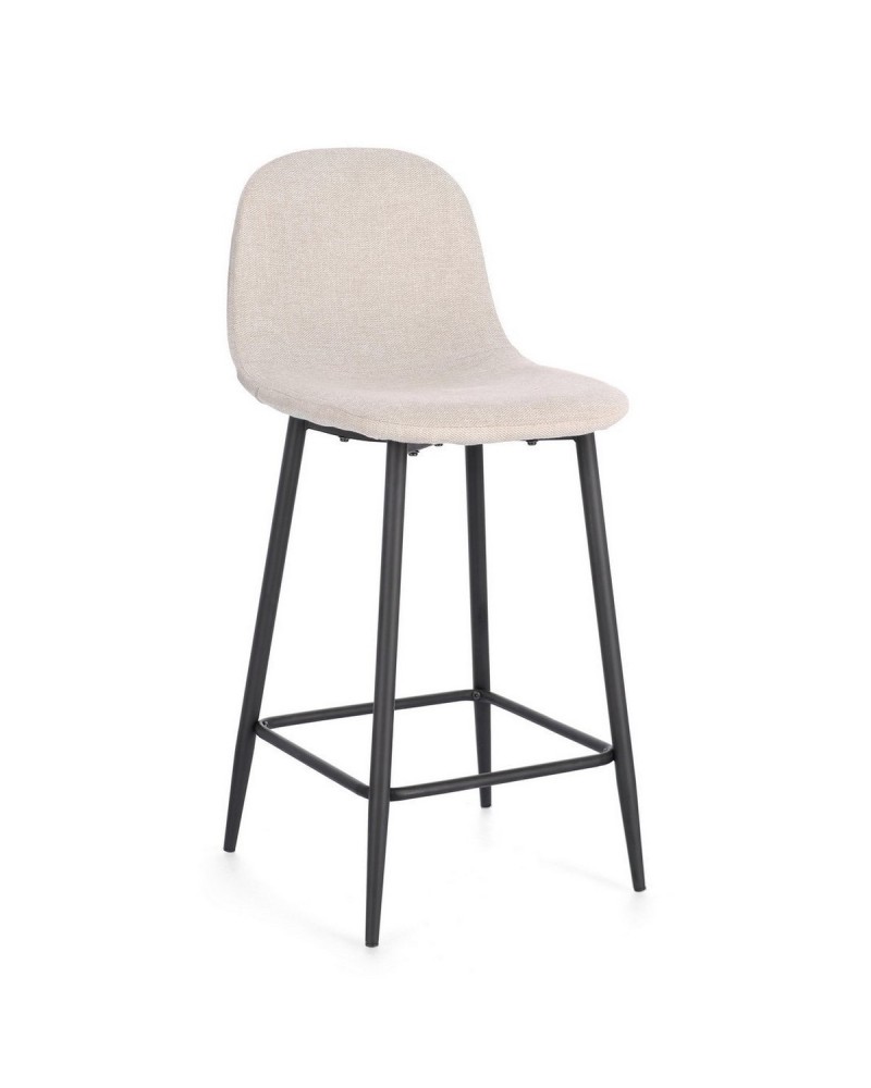 TABURETE COCINA IRELIA NEGROBEIGE