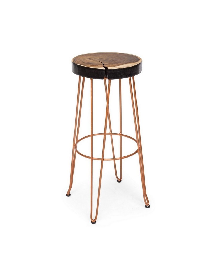 TABURETE BAR RAKEL COBRE TABURETE BAR RAKEL COBRE