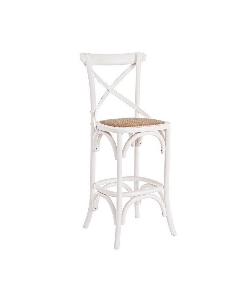 TABURETE BAR CROSS BLANCO TABURETE BAR CROSS BLANCO