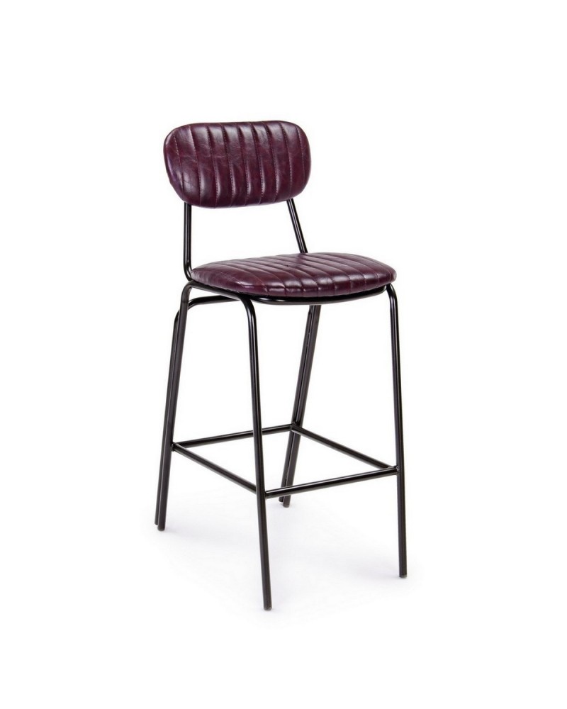 TABURETE BAR DEBBIE BORDEAUX VINTAGE TABURETE BAR DEBBIE BORDEAUX VINTAGE