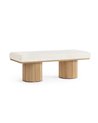 BANCO 2P FLORIANA NAT-BLANCO BOUCLE'