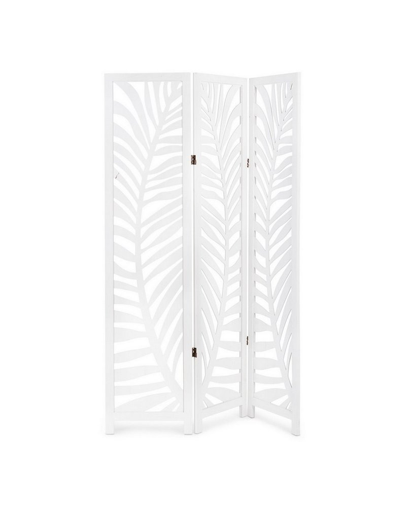 BIOMBO 3HOJAS FELCE BLANCO 120X170 BIOMBO 3HOJAS FELCE BLANCO 120X170