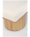 BANCO 2P FLORIANA NAT-BLANCO BOUCLE'