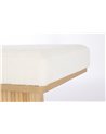 BANCO 2P FLORIANA NAT-BLANCO BOUCLE'