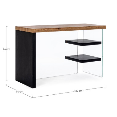 SCRIVANIA 2M LINEA LEGNO...