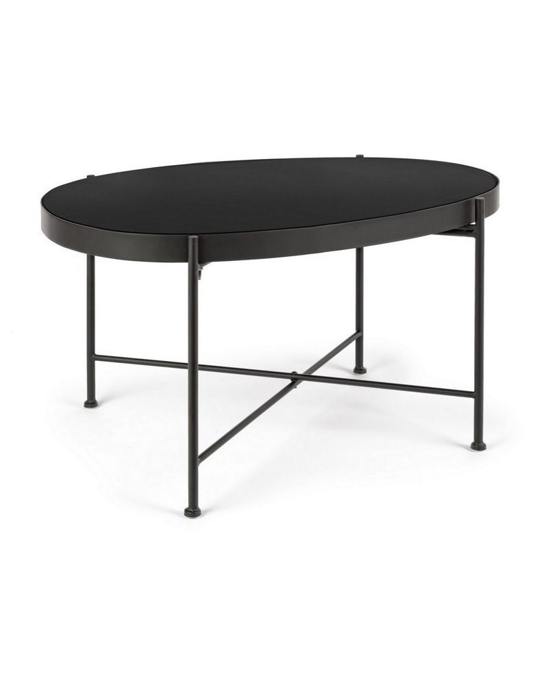 MESA DE CENTRO RASHIDA PRETA 70X46 MESA DE CENTRO RASHIDA PRETA 70X46
