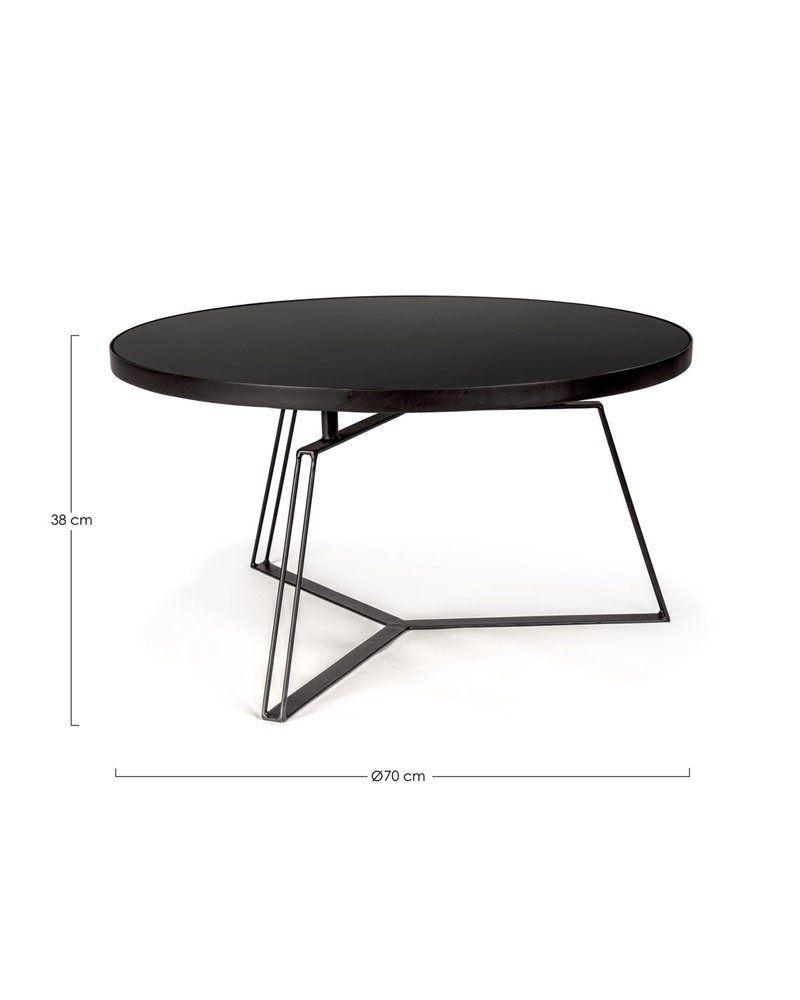 TABLE BASSE ZAIRA NOIR D70