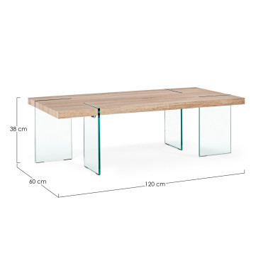 TABLE BASSE TOM RECT 120X60