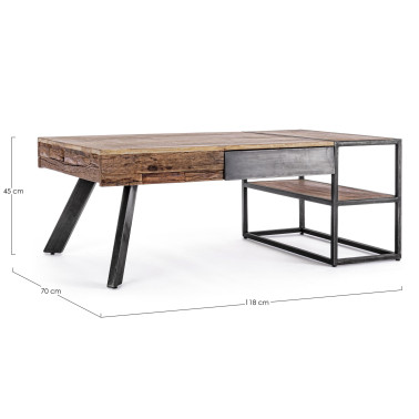 TABLE BASSE 2C MANCHESTER 118X70