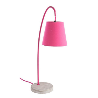 LÁMPARA DE SOBREMESA PARABOLA FUCSIA