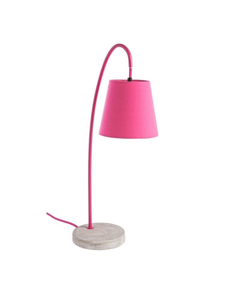 LÁMPARA DE SOBREMESA PARABOLA FUCSIA LÁMPARA DE SOBREMESA PARABOLA FUCSIA