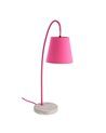 LÁMPARA DE SOBREMESA PARABOLA FUCSIA