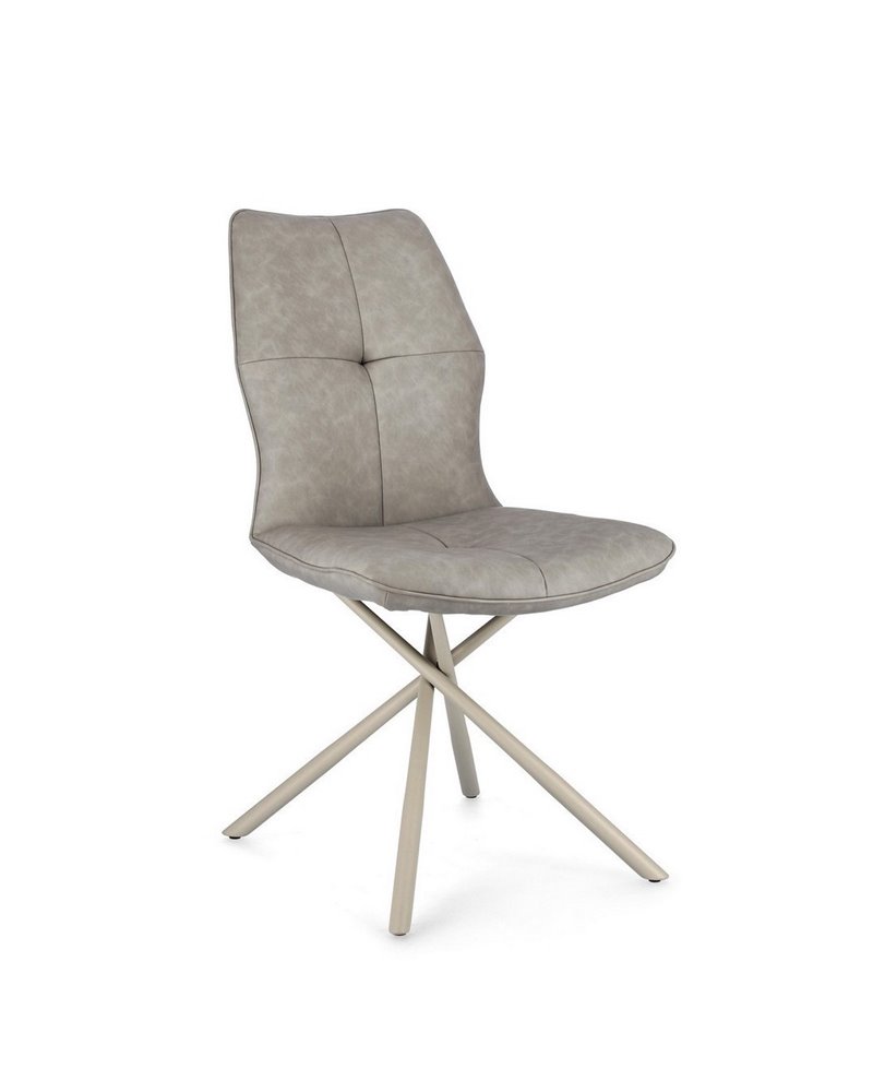 SILLA KEPLER PU GRIS PALOMA SILLA KEPLER PU GRIS PALOMA