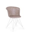 SILLA LOFT PU BEIGE VINT. ESTRUCT. BLANC