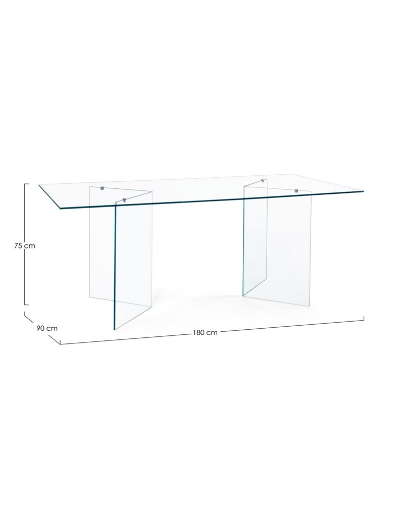 IRIDE RECT TABLE 180X90 IRIDE RECT TABLE 180X90