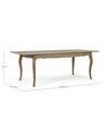 TABLE EXT. DOMITILLE 180-225X90