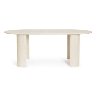 MESA ORLANDO OVAL NAT 200X100
