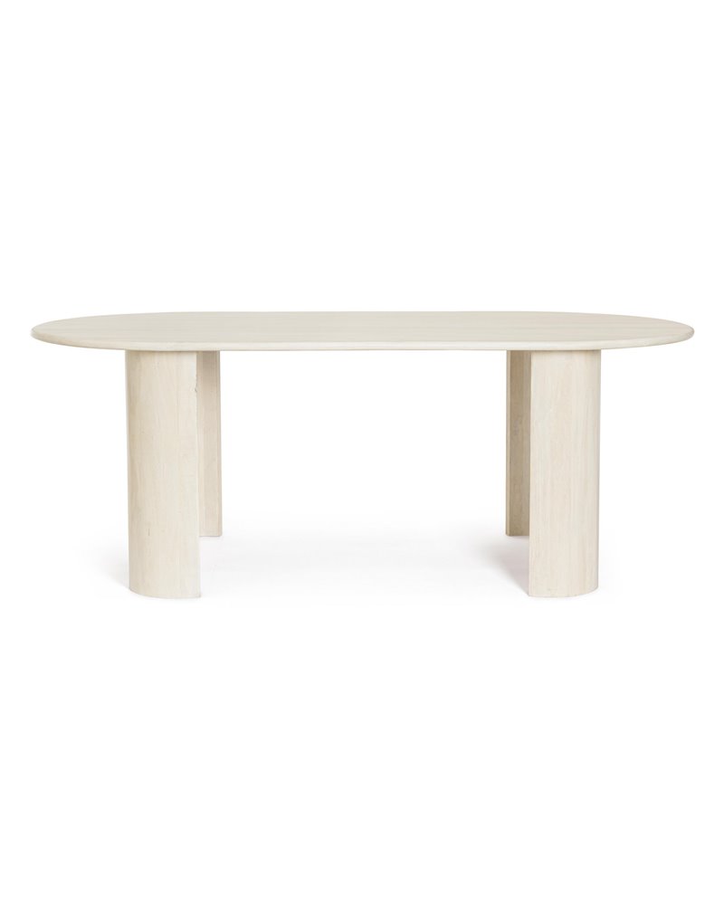 MESA ORLANDO OVAL NAT 200X100