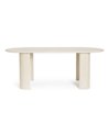 MESA ORLANDO OVAL NAT 200X100