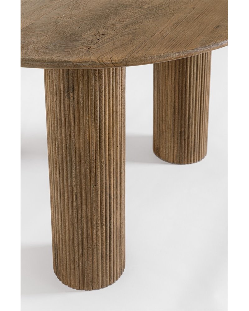 MESA DACCA MARRÓN D120
