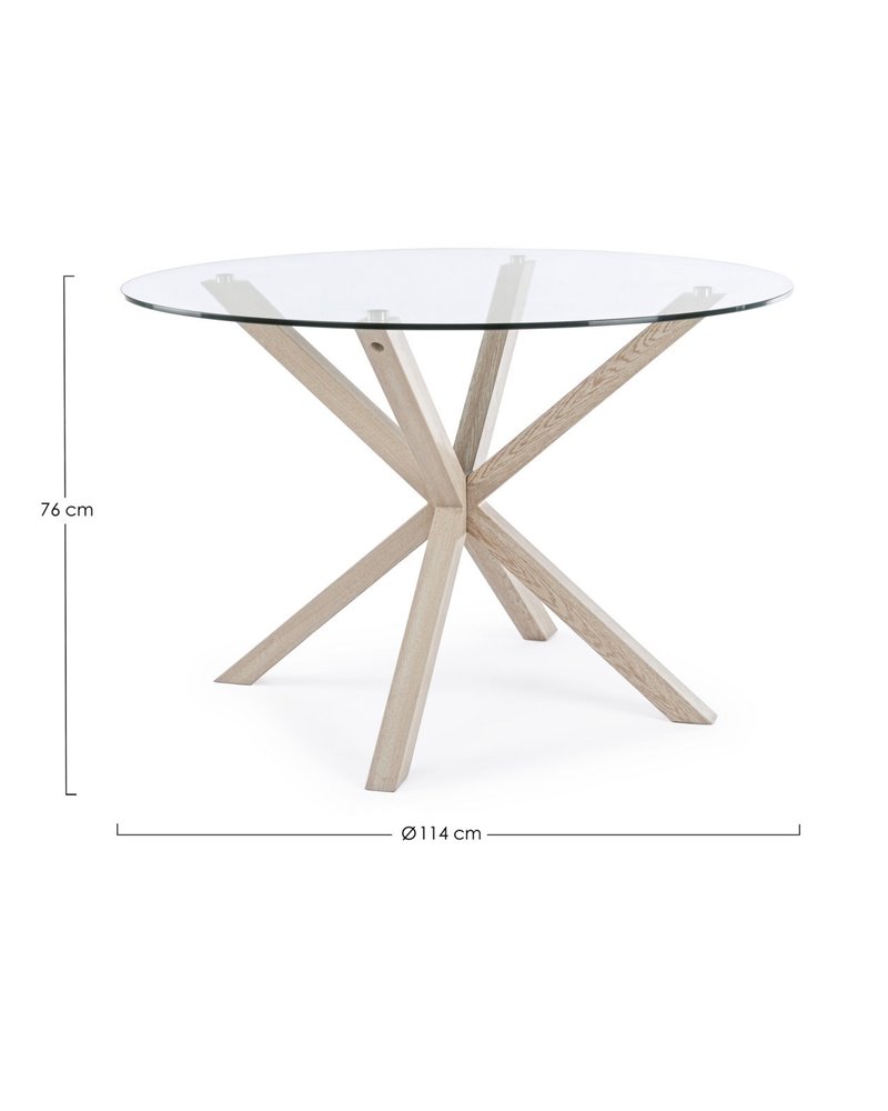 MESA MAY RED VIDRIO PATA NATURAL D114 MESA MAY RED VIDRIO PATA NATURAL D114