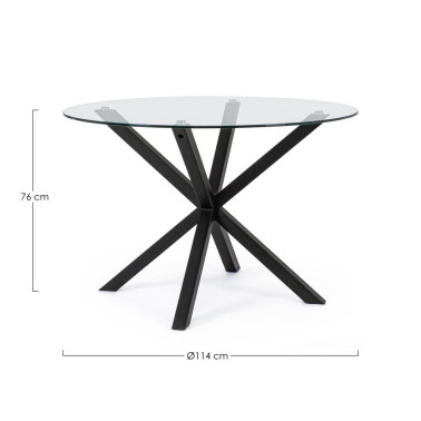 MESA MAY RED. PATA NEGRA D114